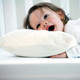 Moonlight SleepyTyme Toddler Pillow w/ white 50/50 poly/cotton case