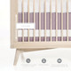 Oilo Lavender Woven Cotton Band Crib Skirt