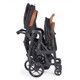 Kolcraft Contours Curve Double Stroller Exclusive Edition in Jet Black
