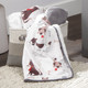 Lambs & Ivy Bow Wow Sherpa Blanket