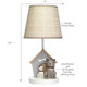 Lambs & Ivy Bow Wow Lamp w/Shade & Bulb