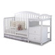 Sorelle Berkley Crib & Changer Panel Crib in White