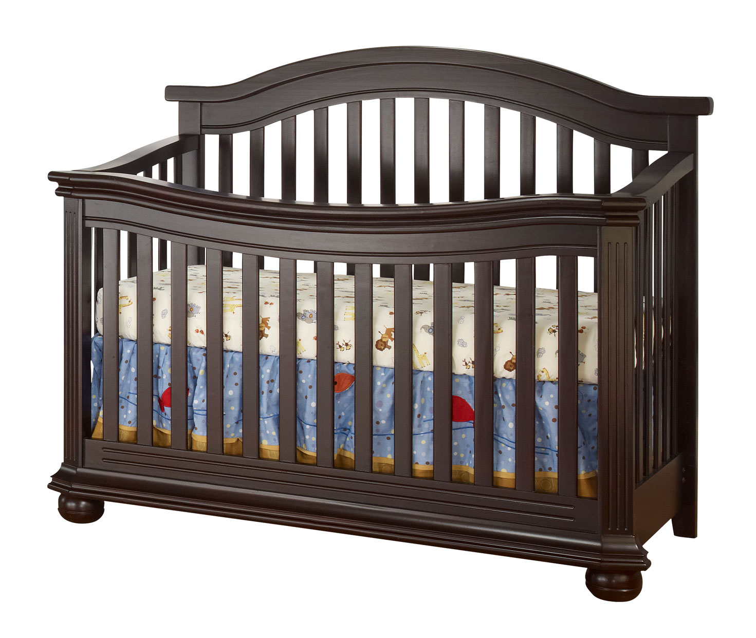 Sorelle Vista Elite Collection Convertible Crib In Espresso Bambi Baby Store