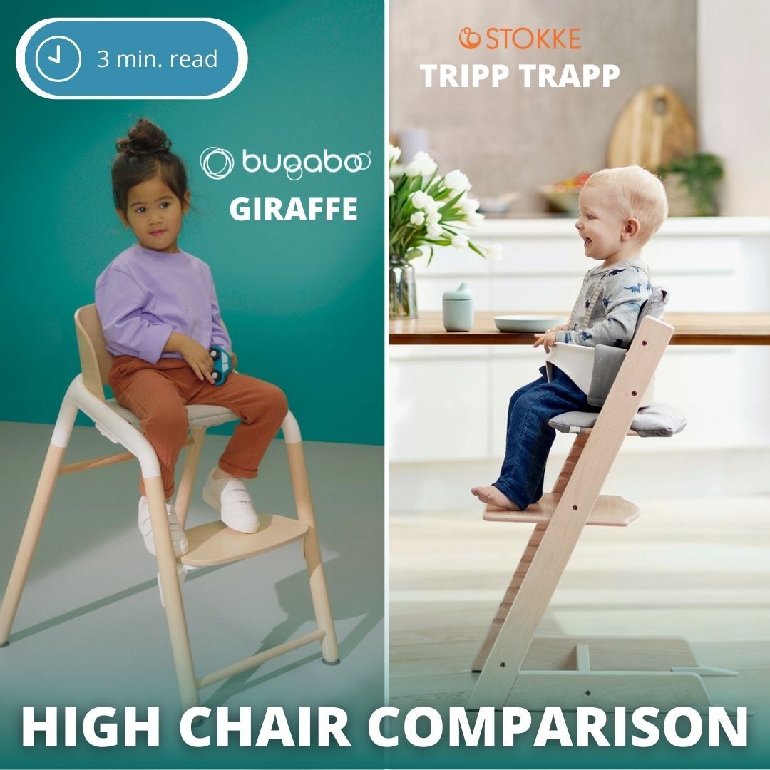 Stokke Tripp Trapp vs. Bugaboo Giraffe High Chair Comparison