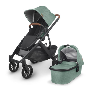 UPPAbaby Vista V2: Gwen Green Melange Stroller