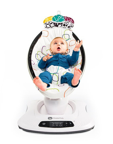 4moms mamaRoo Infant Baby Newborn Seat and Swing Insert Multi/Polka Dot Plush 