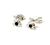 onyx black crystal earrings.