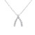 Wishbone necklace for women, perfect gift idea to give someone a little hope. This necklace is in 925 sterling silver, endored in stunning bright cubic zircona diamonds. Glisten where ever you may go...