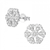 Snowflake christmas ear studs, for party wear, seasonal wear, dress up this christmas with 925 sparkly and glammour earrings