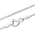 A stunning silver chain with a diamond glow, perfect for adding a touch of elegance to any outfit. 18 inches