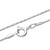 Ladies, Mens and Childens silver chain with a clasp, perfect for adding elegance and securing your precious belongings. Add a pendant to this chain for added fashion accessories.