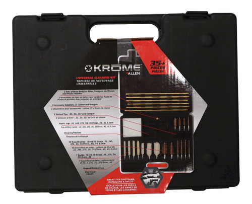 Allen,  Universal Cleaning Kit, In Molded Black Tool Box