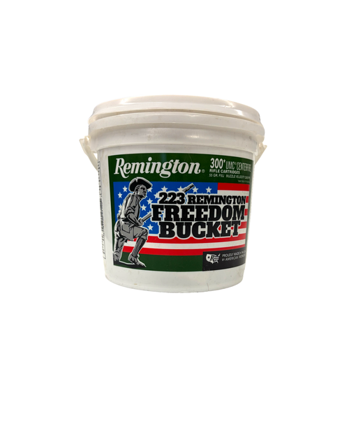 Remington, 223 Remington Freedom Bucket, 300 UMC Centerfire Rifle Cartridges, 55gr
