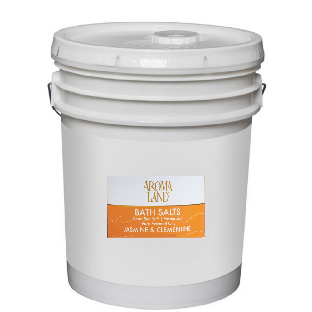 Aromaland Natural Bath Salts - Jasmine and Clementine - Bulk