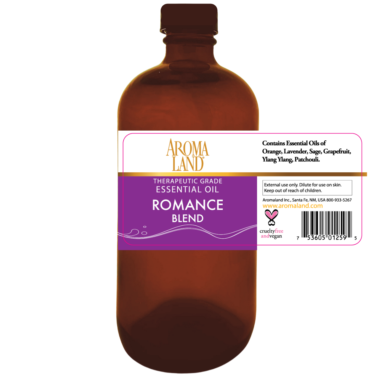 Romance Essential Oil Blend 10ml. (1/3oz.) Aromaland