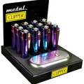 Metal Clipper Lighters ( Display of 12 )