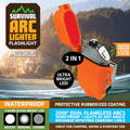 Smokezilla - ARC Lighter with LED ( Display of 6 / #02-3394 )