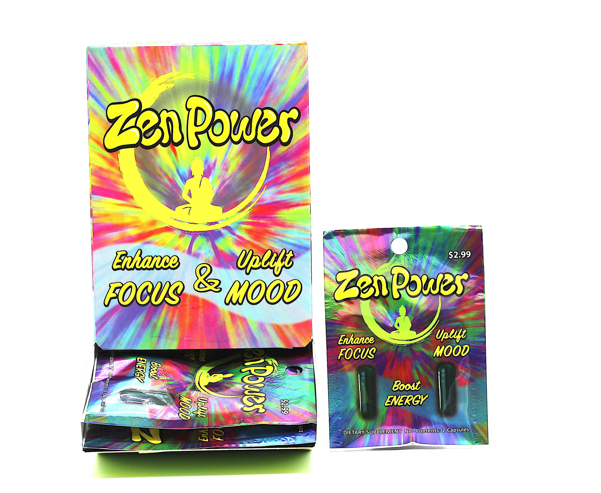 ZEN POWER Enhance Focus, Boost Energy & Uplift Mood 12ct shots