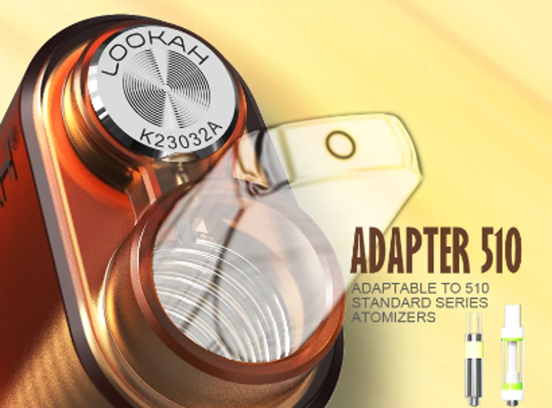 Lookah - Turtle 510 Thread Cartridge Vaporizer ( Single Piece )