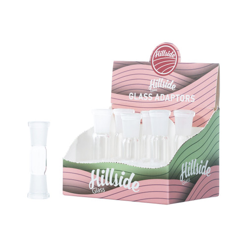Hillside Glass Female 10MM To Female 10MM Adapter Display Of 6 (JFF-1010) Hillside Glass Female 10MM To Female 10MM Adapter Display Of 6 (JFF-1010)
