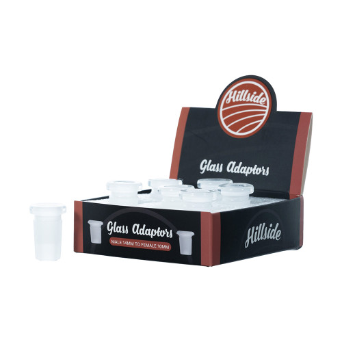 Hillside Glass Male 14MM To Female 10MM Adapter Display Of 6 (CJ-1410) Hillside Glass Male 14MM To Female 10MM Adapter Display Of 6 (CJ-1410)