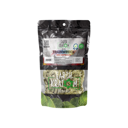Earth Kratom Organic Premium Kratom Capsules (300CT)