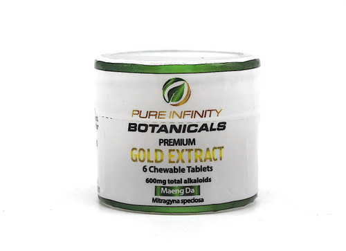 Pure Infinity Botanicals Premium Gold Extract Chewable Tablets 6ct