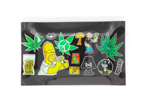 Glass Rolling  (medium Size) Tray SHATTER RESISTANT