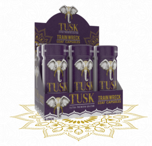 Tusk Kratom 120 Count capsules