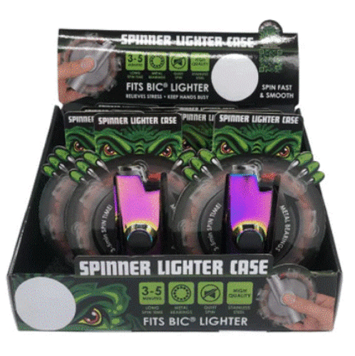 Smokezilla - Spinner Lighter Case ( Display of 12 / #02-3059 )