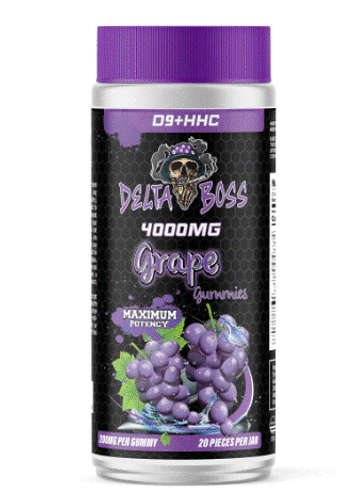 Delta Boss - Delta 9 + HHC Gummies ( 4,000MG / 20 Gummies )