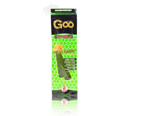 *CLOSEOUT* Goo - Hemp Wraps ( Display of 12 Packs / 2 Wraps per Pack )