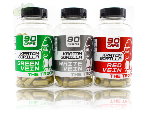 Kratom Gorilla - 400 CNT Kratom Capsules