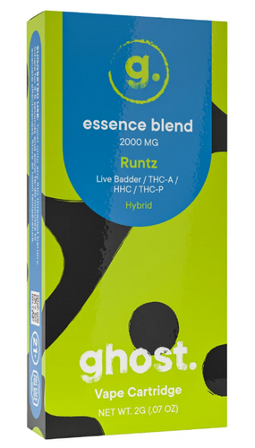 Ghost - Live Badder THCA + HHC + THCP essence blend Cartridge Display of 5 ( 2,000MG )