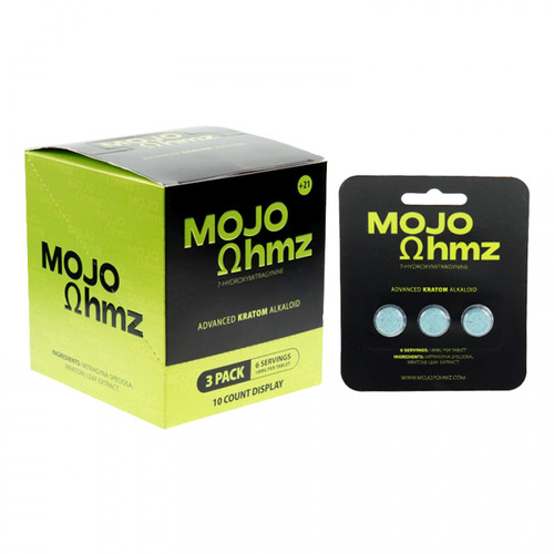 Mojo OHMZ 7 Hydroxymitragynine Tablets Display Of 10 (18MG)
