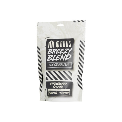 Modus Breezy Blend Ice Water Hash Rosin Infused Gummies Display OF 5 (7500MG)