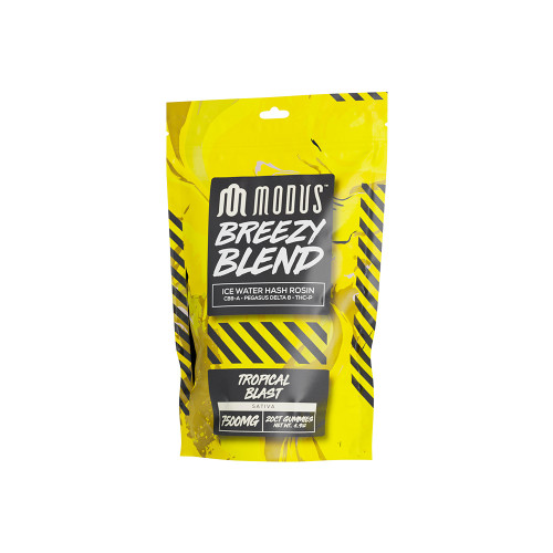 Modus Breezy Blend Ice Water Hash Rosin Infused Gummies Display OF 5 (7500MG)