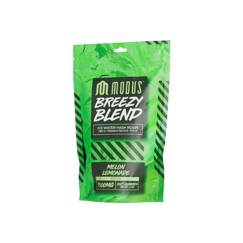 Modus Breezy Blend Ice Water Hash Rosin Infused Gummies Display OF 5 (7500MG)