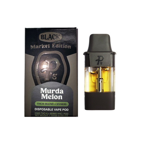 Perfectly Pure P's Black Market Edition Disposable Refill Pods Display Of  6 (1G)