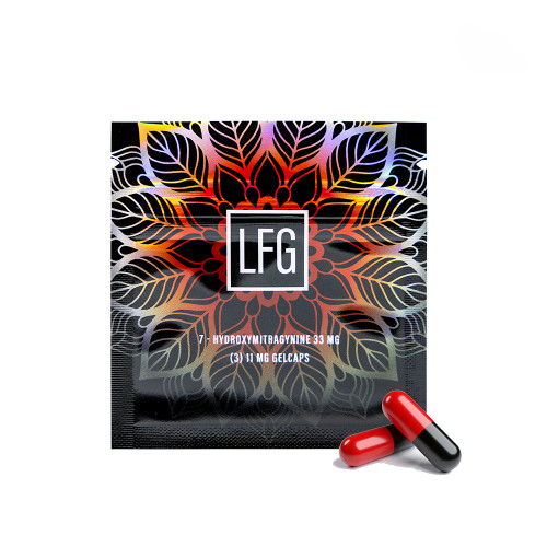 LFG Kratom Leaf Extract 7OH Gel Capsules (33MG)