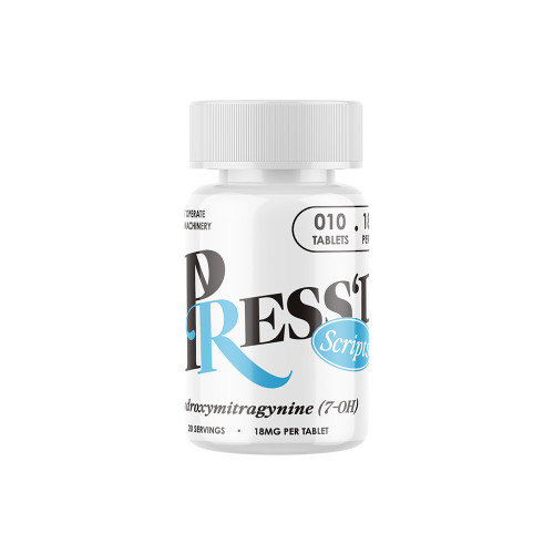 Press'D Scripts 7 Hydroxymitragynine 18MG Tablets Bottle (10CT)