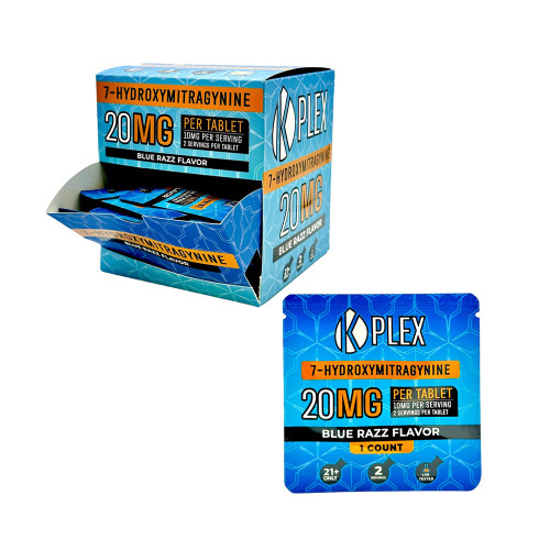 Prof Whyte's K Plex Kratom 7 Hydroxy 1CT Tablets Display Of 30 (20MG)