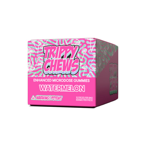 Goo'd Extracts Trippy Chews Enhanced Microdose Mushroom Gummies Display Of 10 (5000MG)