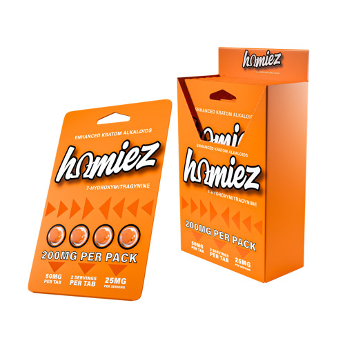 Homiez Enhanced Kratom Alkaloids 7 Hydroxy Tablets (50MG)