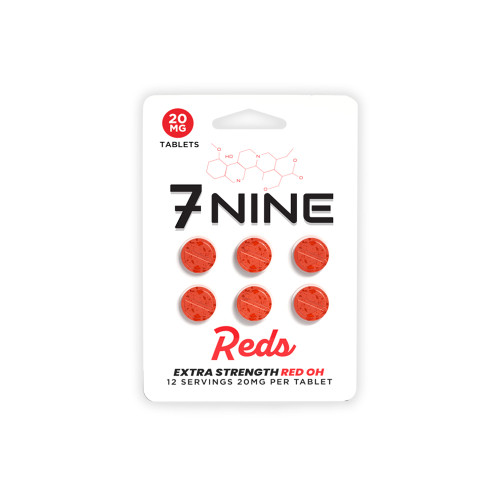 7NINE Kratom Mitragyna Pseudo Reds Extract Tablets (20MG)