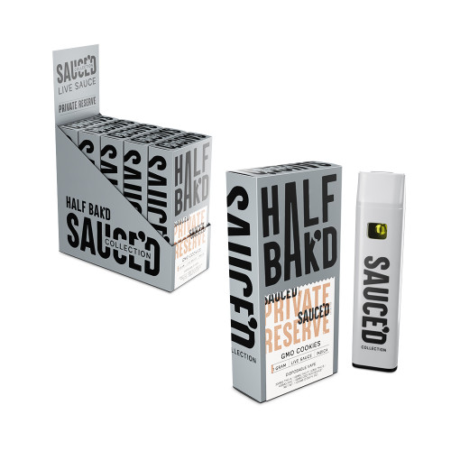 Half Bak'D Sauce'D Private Reserve Edition Disposable Display Of 5 (1G)