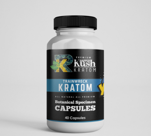 Rapper Kush Kratom - 40 Capsules All Natural Kratom