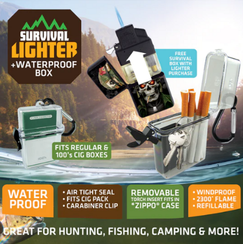 Smokezilla - Survival Lighter Box ( 8PC Per Display / #02-3110 )