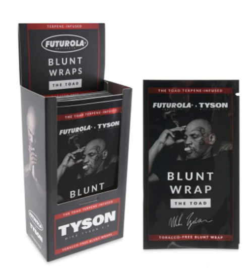 Mike Tyson 2.0 - X Futurola Blunt Wraps (Terpene Infused / Display of 25 )