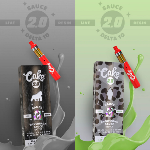 Cake Sauce 2.0 - Delta 10 Live Resin 2G Disposable ( 2000MG / Display of 5 )